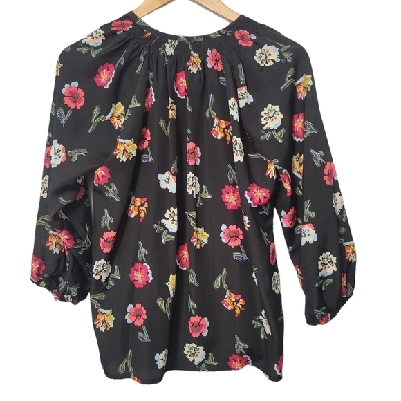 Tucker for Target Floral Print Button Down Blouse - Picture 7 of 10